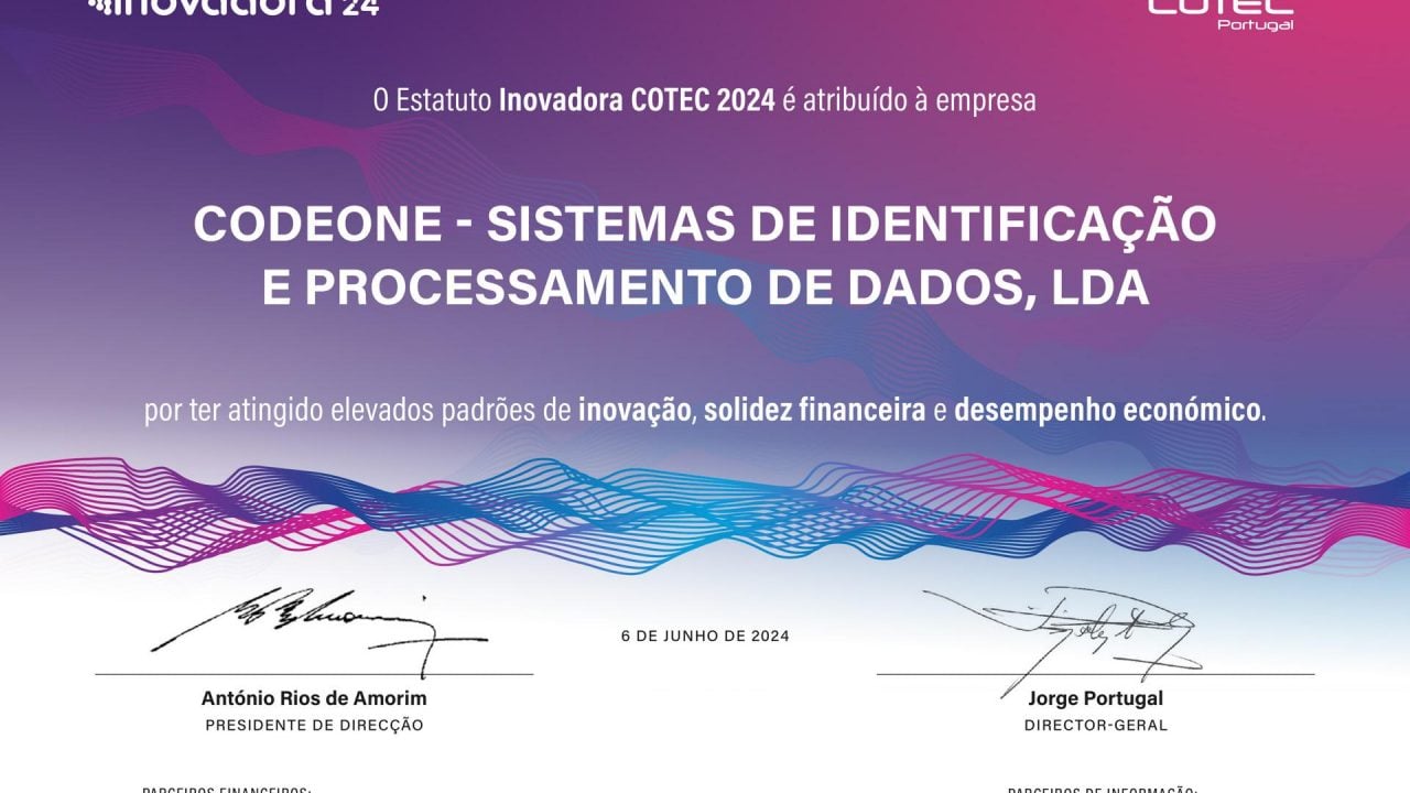 CodeOne receives Cotec 24 Innovator status