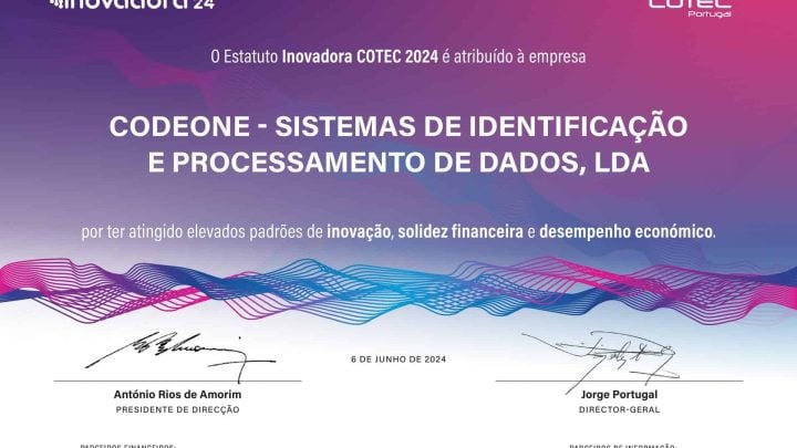 CodeOne receives Cotec 24 Innovator status